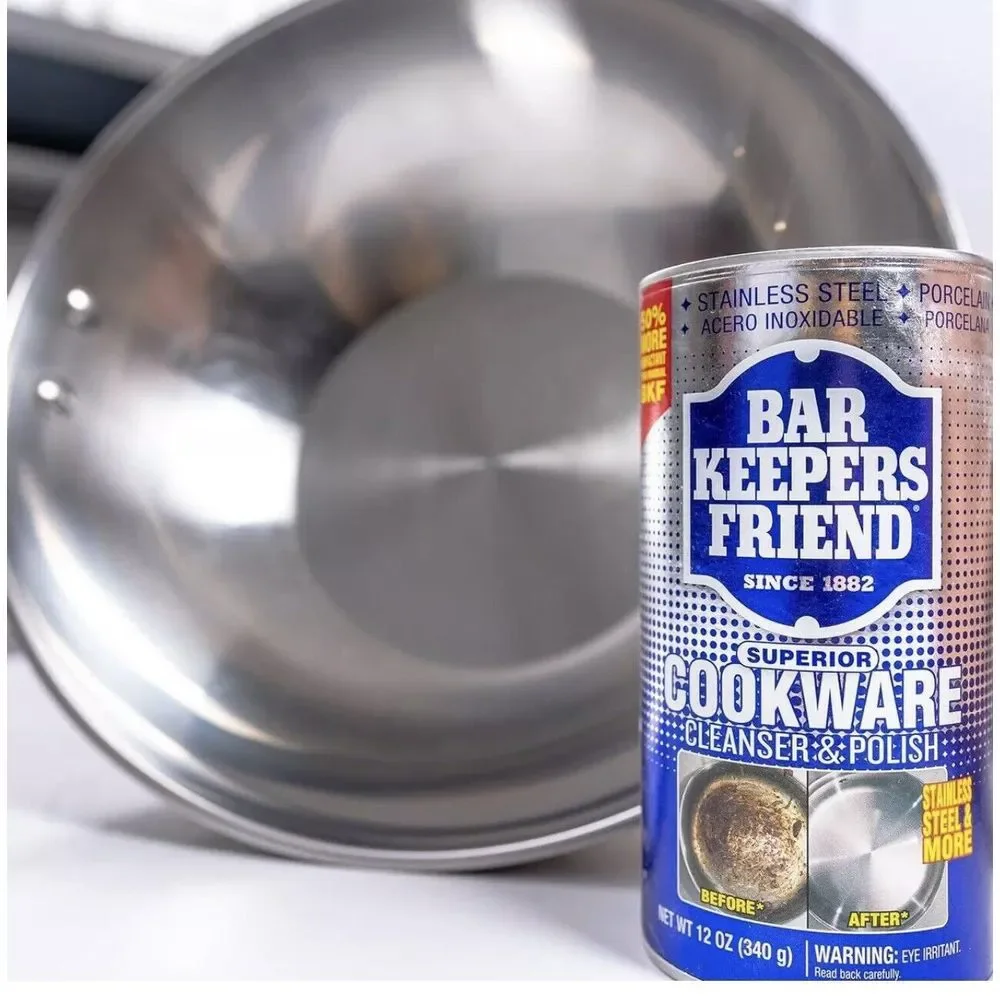 Bar Keepers Friend Superior Cookware Cleanser Polish Cleaner Powder,‎ 12 Ounce